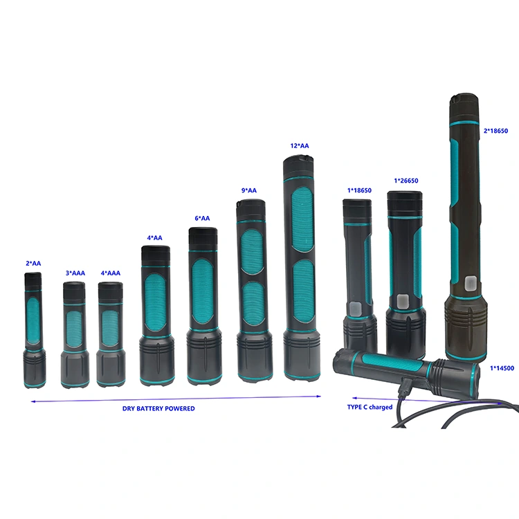 Linterna recargable de alta potencia de 1500 lúmenes