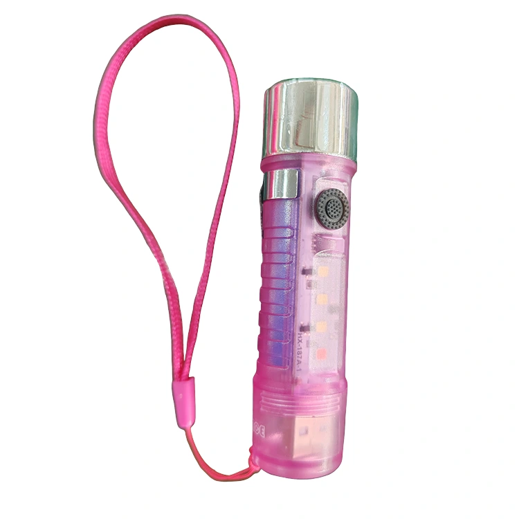 Mini linterna LED de carga USB con imán